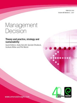 cover image of Management Decision, Volume 45, Issue 1